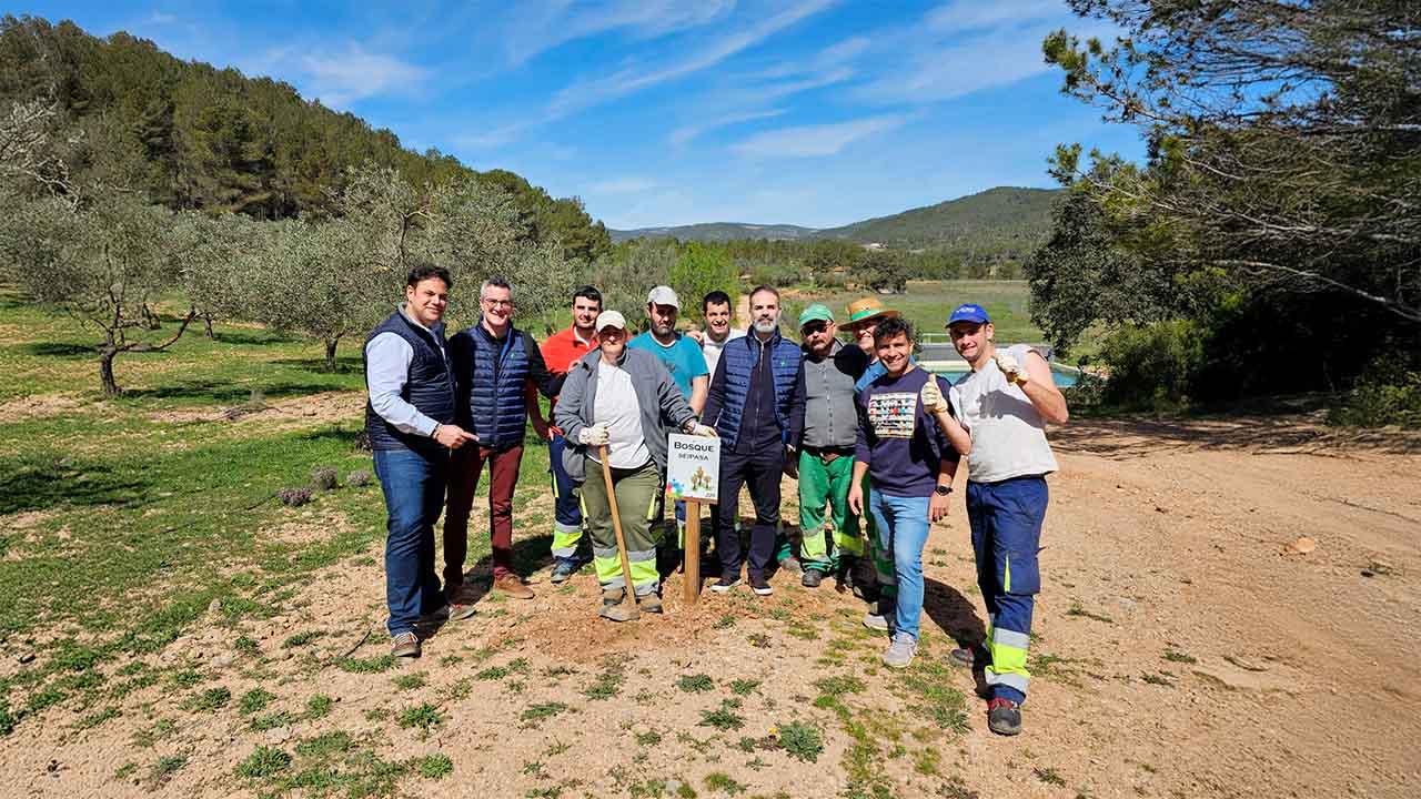 Seipasa apadrina un bosque en la Finca Mijares para impulsar la sostenibilidad y la inclusión a través del proyecto Campus Diversia