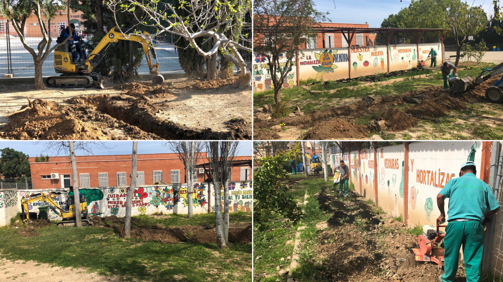 Seipasa, Agroquímicos Torre-Pacheco and the Department of Education of Los Alcázares promote a project to recover school gardens destroyed by last September’s floods